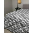 thumbnail image 2 of Floral Down Alternative Comforter, Art of Blossoming Flowers Romantic of Love, Microfiber Quilt for All Season, 5 Sizes, Dark Blue Pale Blue, by Ambesonne, 2 of 3