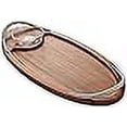 thumbnail image 3 of Nambe - Braid Serving Board 18" With Dipp Dish, 3 of 4
