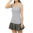 thumbnail image 1 of Ohufall Racerback Tank Tops for Women Round Neck Basic Sleeveless Shirts Plus Size Solid Cotton Tank Top， Size S-3XL, 1 of 7