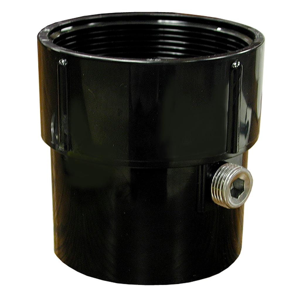 3" x 4" ABS Pipe Fit Drain Base with Primer Tap, for 31/2" Spud,PartNo