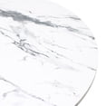 thumbnail image 2 of MESA FRANKFURT 80CM IMITACIÓN PIEDRA SINTERIZADA COLOR BLANCO, 2 of 8