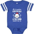 thumbnail image 3 of Inktastic If It Involves Chickens & The Farm Count me in Boys or Girls Baby Bodysuit, 3 of 5