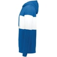 thumbnail image 2 of Holloway Sportswear XS All-American Hoodie Royal Heather/White 229563, 2 of 5