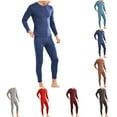 thumbnail image 7 of Chiccall Men's Winter 2 Pc Base Layer Set Warm Cold Weather Warm Comfy Soft Long Thermal Underwear, 7 of 7