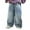 Light Blue, variant on Boys Jeans Toddler Kids Boys Cargo Denim Trousers Thin Breathable Elastic Waist Regular Fit Jeans Pantalons Garçon Light Blue 4 Years-5 Years