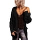 thumbnail image 4 of Cárdigan de invierno para mujer, de manga larga, de color liso, de punto, con bolsillo, chaqueta tipo cárdigan, abrigo para mujer, 4 of 9