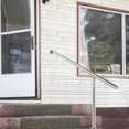 thumbnail image 1 of VEVOR 2 Step Handrail 304 Stainless Steel Stair Outdoor Use Metal Hand Rails for Steps, 150 x 80 cm, Silver, 1 of 9