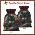 thumbnail image 2 of Rocae Wolf With Basketball Print Christmas Drawstring Linen Gift Bag with Drawstrings Treat Bag Goody Present Bags for Christmas Party Favor, 2 of 8