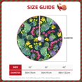 thumbnail image 4 of Bingfone Christmas Tree Skirt Mat Christmas Decoration Interior 48"-Watercolor Cactuses, 4 of 8