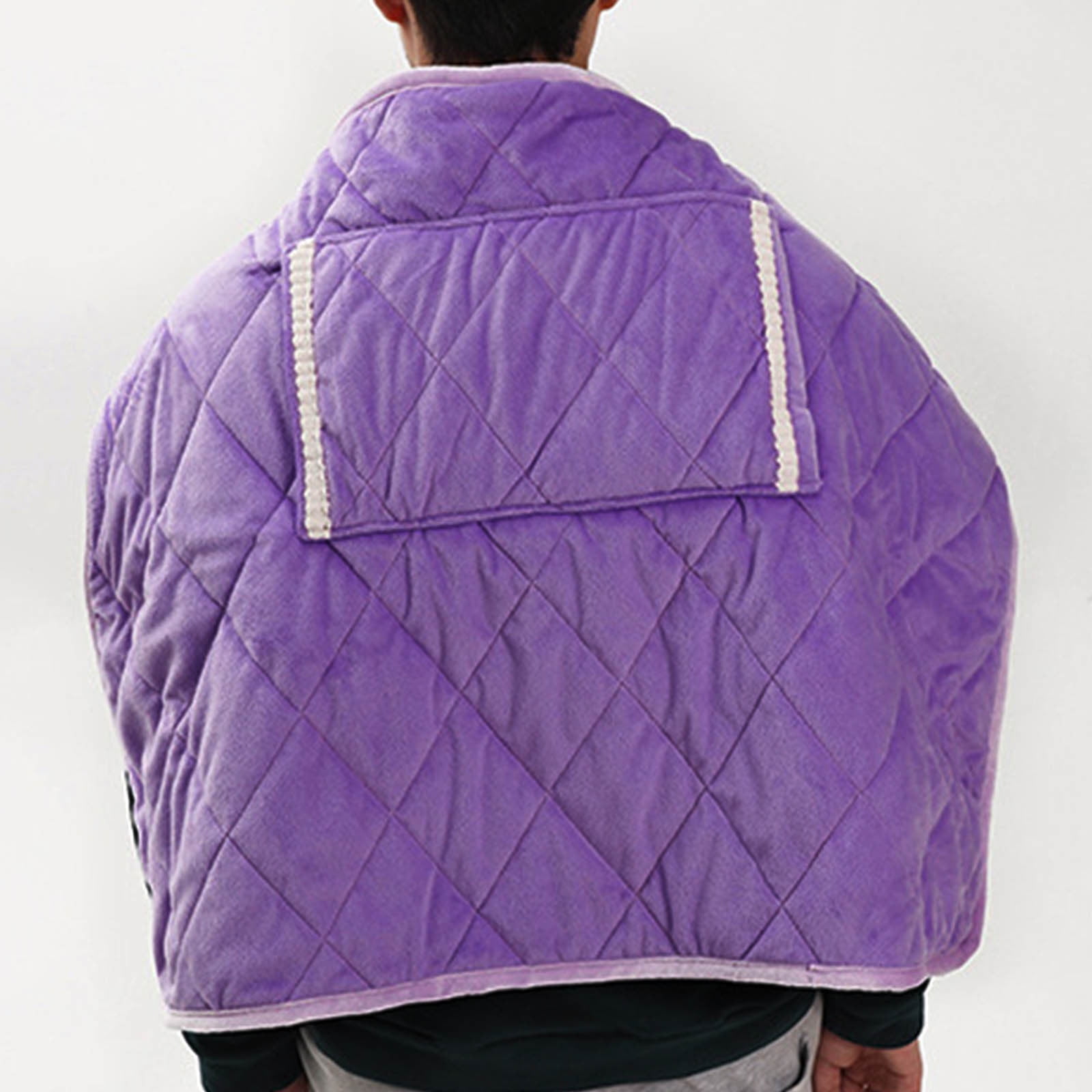 LACKUST Throw Heated Blanket Electric,31x24in Cycle Heat Heated Throw Blanket Electric as Office Lunch Break Hand Warmer Knee Blanket Purple Electric blanket,5V
