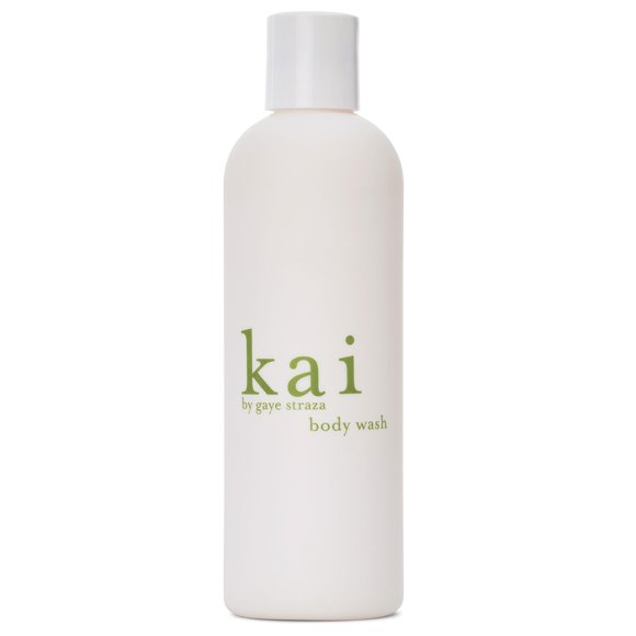 kai Body Wash, 8 Fl Oz., foaming body wash with vitamin e, extracts of cucumber + comfrey, scented with the delicously, fresh + clean signature fragrance. vegan, cruelty free, m