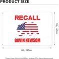 Recall Gavin Newsom Durable DoubleSided 5x8ft Flag Indoor and
