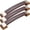 Brown, variant on Vjnyvs 3 Pcs Leather Drawer Pulls niture Handle Leather Cabinet Knob Handles Door Handles for Briefcase Suitcase Wardrobe Closet Cabinet