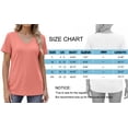 thumbnail image 5 of MOSHU 3 Pack T-Shirts for Women Short Sleeve Summer Womens Tops Casual Women T-shirts Summer Outfits, 5 of 9