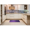 thumbnail image 5 of Ahgly Company Indoor Square Patterned Jasmine Purple Area Rugs, 3' Square, 5 of 6