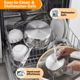 thumbnail image 7 of Cooks Standard Multi-Ply Clad 1.5 Quart Stainless Steel Saucepan with Lid, Small Kitchen Induction Cooking Sauce Pot Pan, Dishwasher & Oven Safe, Compatible with All Cooktops, 7 of 7