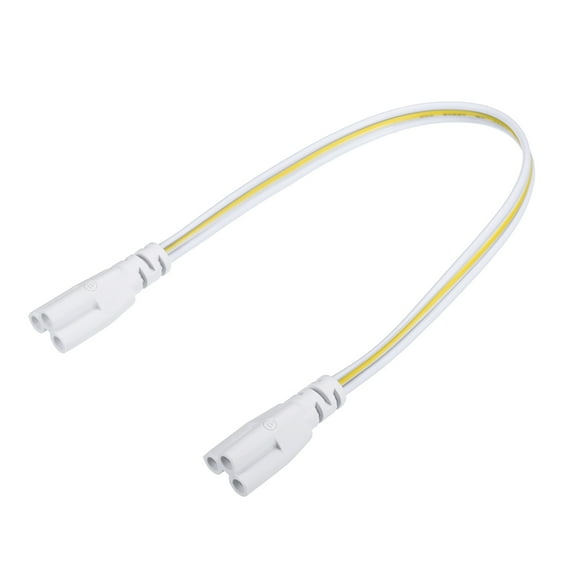 Uxcell T5 T8 LED Tube Connector Cable 30CM Female to Female Double End 10 Pack