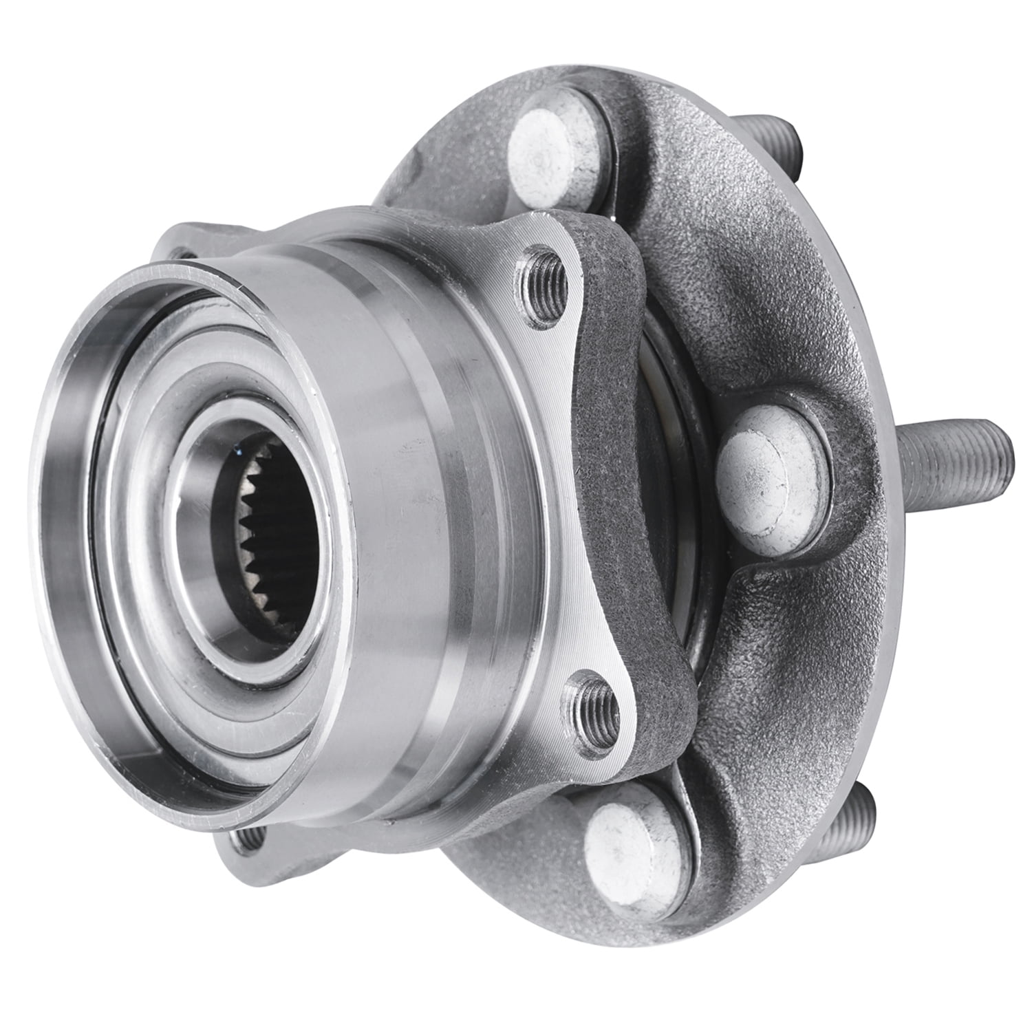 Detroit Axle - 2 Front Wheel Bearing Hubs for 2004-2009 Toyota Prius, Replacement 2005 2006 2007 2008 Prius Wheel Bearing & Hubs Assembly Set, Pair Hubs