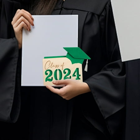 

Sanamity Gift Card Holder For Graduate 2024 Personalized Wooden Graduation Card Box Multi Card Case Grad Card Organizer Case Customized Envelope Card Wallet For Graduates Gifts Souvenir Green