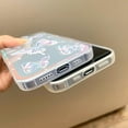 thumbnail image 4 of Colorful Flower Butterfly Clear Soft  for iPhone Case (Clear,iPhone 12 Pro), 4 of 6