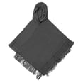 thumbnail image 3 of Soft Pullover Poncho Sweater Cape V Neck Knitted Pullover with Hood for Women, 3 of 9