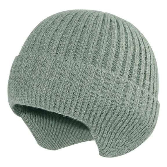 Kayannuo Christmas Clearance Winter Hats For Men And Women Woolen Earmuffs Cycling Windproof Hats Outdoor Warm Autumn And Winter Stretch Ski Knitted Hats Christmas Gifts