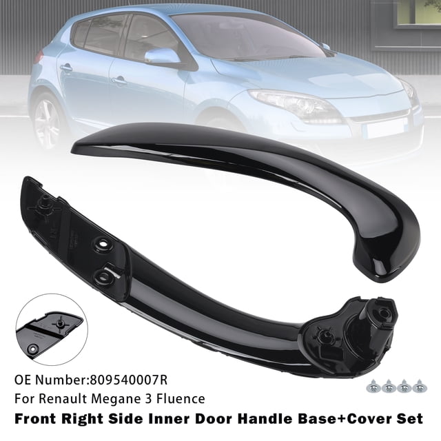 Front Right Side Inner Door Handle Base+Cover Set for Renault Megane MK3 Fluence