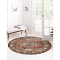 thumbnail image 3 of Rugs.com Eden Collection Rug – 8 Ft Round Terracotta Medium Rug Perfect For Kitchens, Dining Rooms, 3 of 9