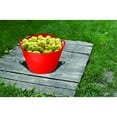 thumbnail image 5 of Little Giant FT11RED 11 Gal. Heavy Duty Farm Bucket Rubber Flex Tub with Handles, 5 of 6