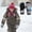 Gray, variant on HOARBOEG Teens Winter Gloves, Windproof Thermal Gloves with Safety Lanyard, Thick Cold Weather Gloves for Outdoor Activities Like Skiing, Snowboarding, Cycling and Snow Play
