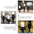 thumbnail image 2 of LOLIPPYY Candle Stand Iron Art Candle Holder Candle Rack Decorative Candle Pedestal, 2 of 7
