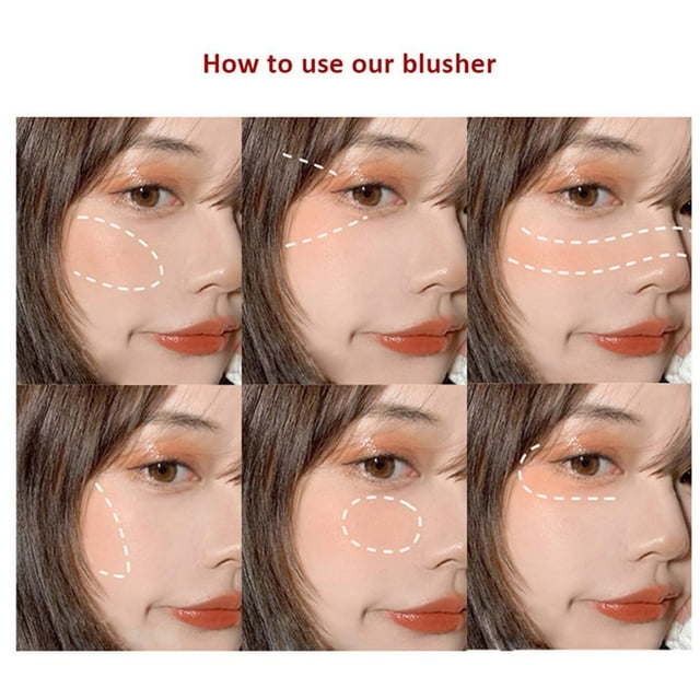 Makeup Blush Palette Lasting Natural Blush Makeup Cosmetic Brighten Makeup Skin Blush