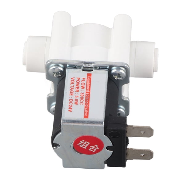 Solenoide de 24 Válvulas, Válvula Solenoide de Válvula de Residuos Eleccica de Tipo Normalmento Cerrado de 24 V, Válvula Solenoide de Aguas Residuales de 300 cc para