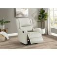 thumbnail image 2 of Kelsey Upholstered English Arm Recliner Chair Ivory, 2 of 6