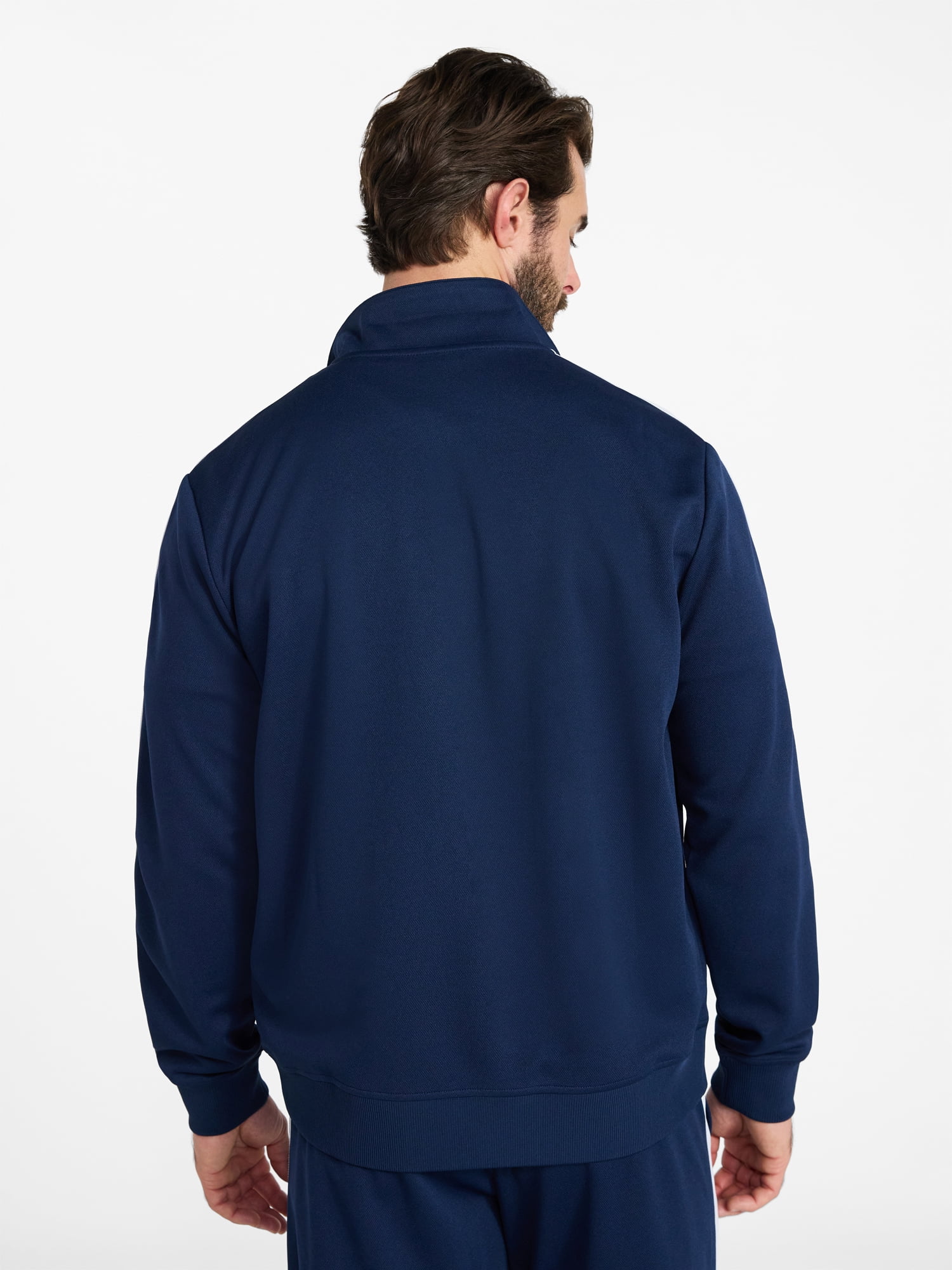 Athletic Works Men's and Big Men's Tricot Track Jacket, Sizes S-3XLT