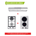 thumbnail image 2 of Combo DISA HOME Parrilla a Gas, Parrilla Eléctrica y Campana Extractora de Pared Acero Inox 60 cm Disa Home 02-02-0-119-1, 2 of 7