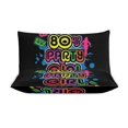 thumbnail image 3 of 3 Pcs Soft Bedding Set, Includes 1 Duvet Cover with Zipper And 2 Pillow Shams,80s Party Girl Vintage Retro Eighties Costume Twin(86"x70"), 3 of 8