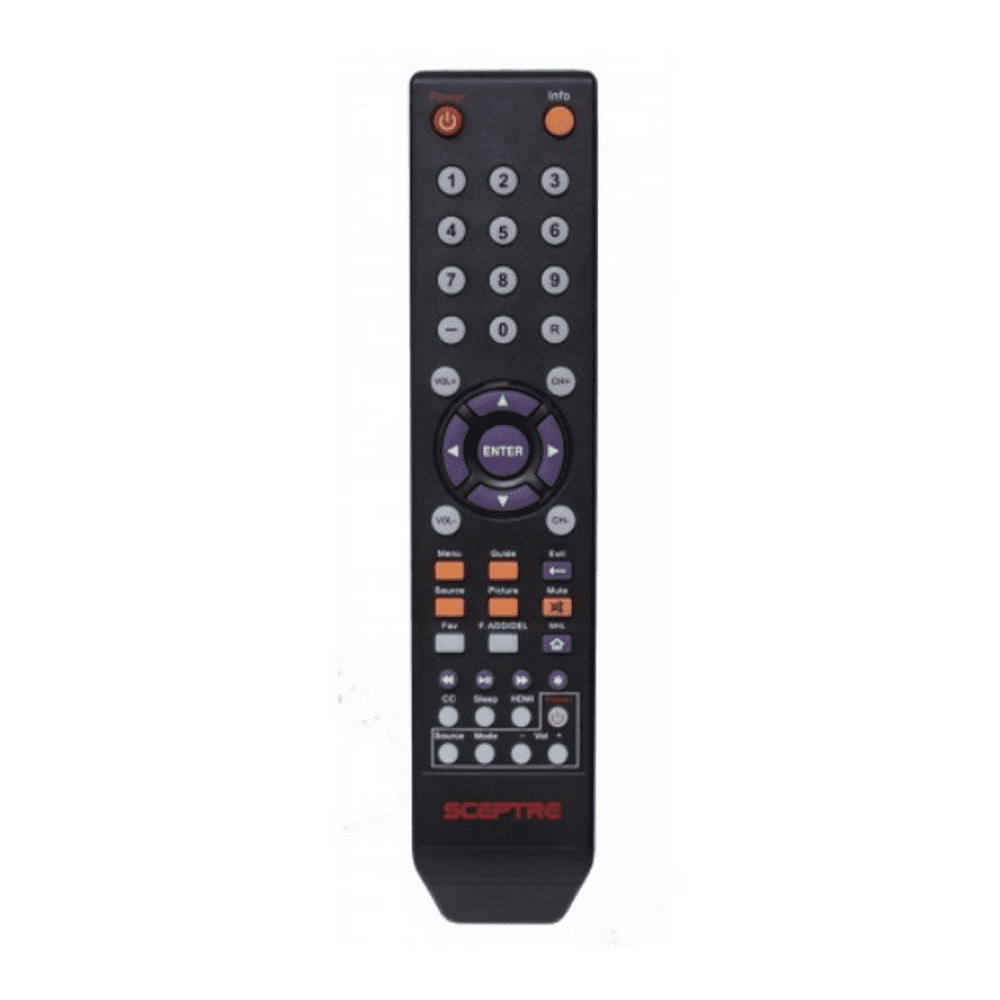 Sceptre 142020479999K (p/n 142020479999K) TV Remote Control Original