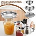 thumbnail image 5 of Stainless Steel Canning Funnel with Strainer for Wide and Regular Mason Jars,, 5 of 9