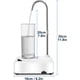 thumbnail image 2 of 1 pieza (negro) Dispensador de botellas de agua de escritorio, bomba automática de botellas de agua potable con carga USB para botellas universales, dispensador de agua eléctrico portátil para el hogar, oficina   JM, 2 of 5