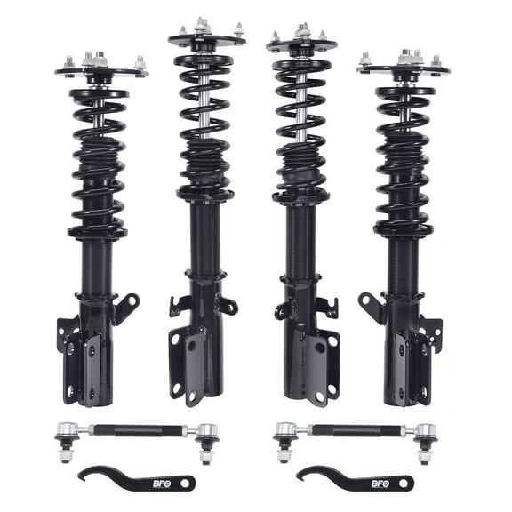 BFO Coilovers for Toyota Camry 2007-2011, for Lexus ES350 2007-2009, for Toyota Avalon 2007-2011, Height Adjustable Full Coilovers Suspension Kit, Preset Damping Shock Absorber, Lowering Kit