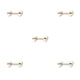 thumbnail image 3 of Minnieouse Anillo para pezones, accesorio de moda exquisito, accesorios de joyería, decoración corporal encantadora para mujer, Lick-Me de oro rosa Oro rosa Lámame 5piezas Minnieouse CBP223689, 3 of 5