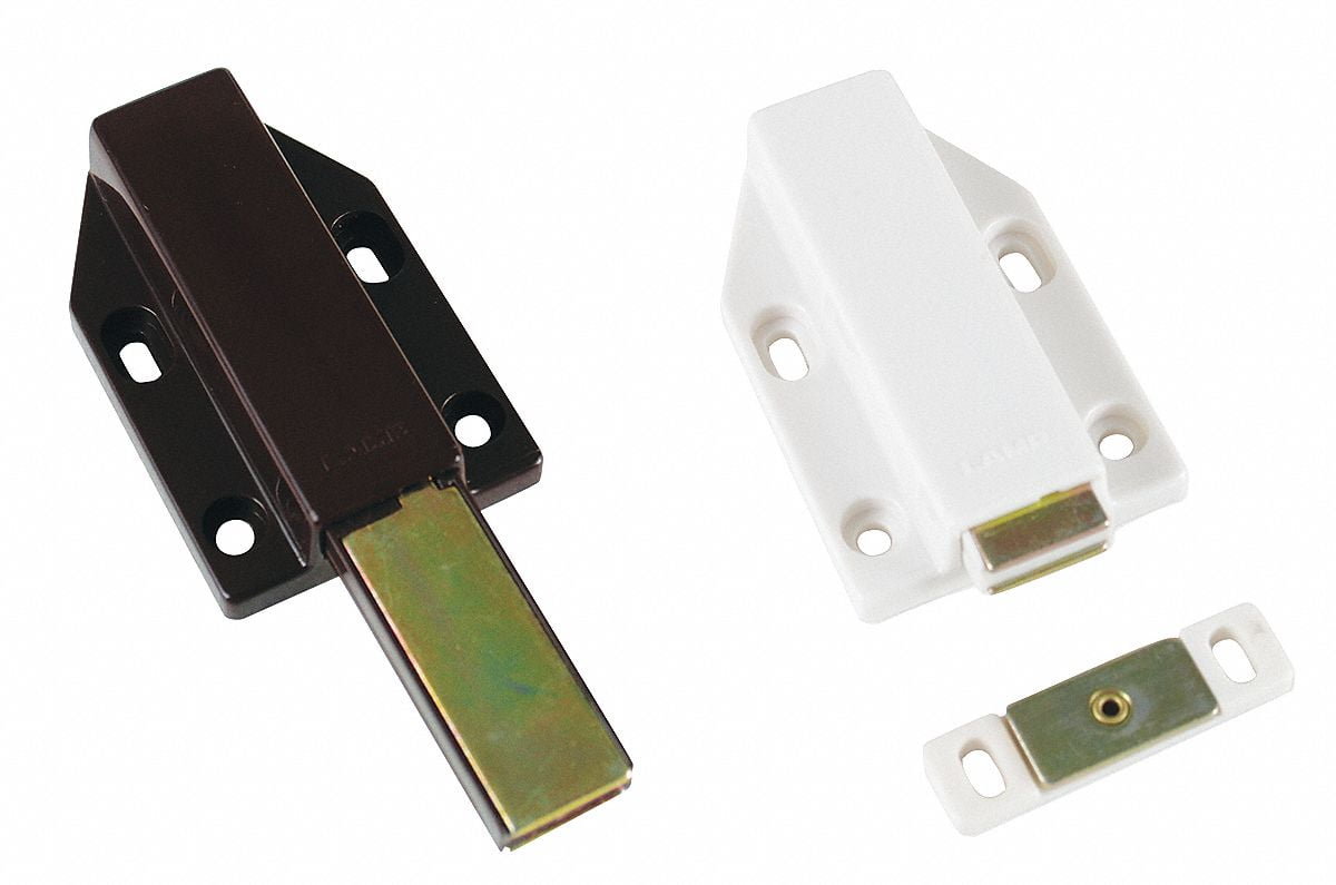 Lamp Magnetic Catch,Push-to-Open,Plastic  ML-120/BRN