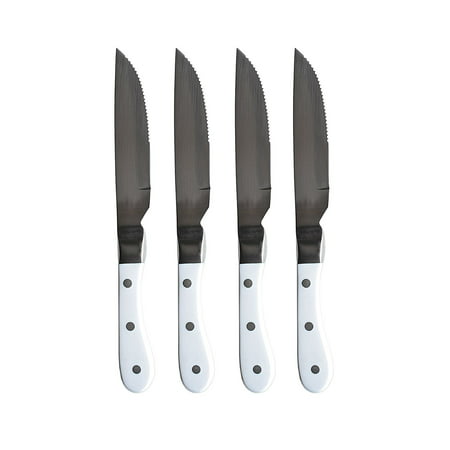 Knork Forged Steak Knife - 4 Piece - White (Best Metal For Forging Knives)