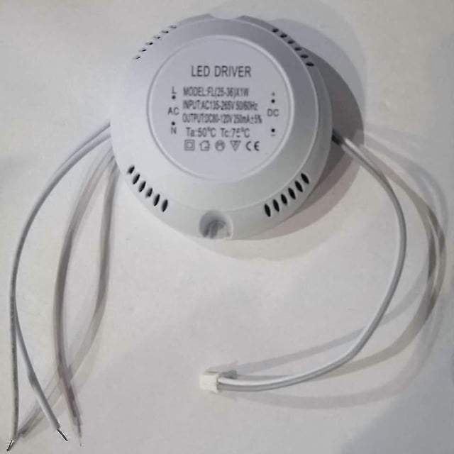 Led Driver Light Transformer Power Supply Adapter For Led Lamp/bulb Round Shell