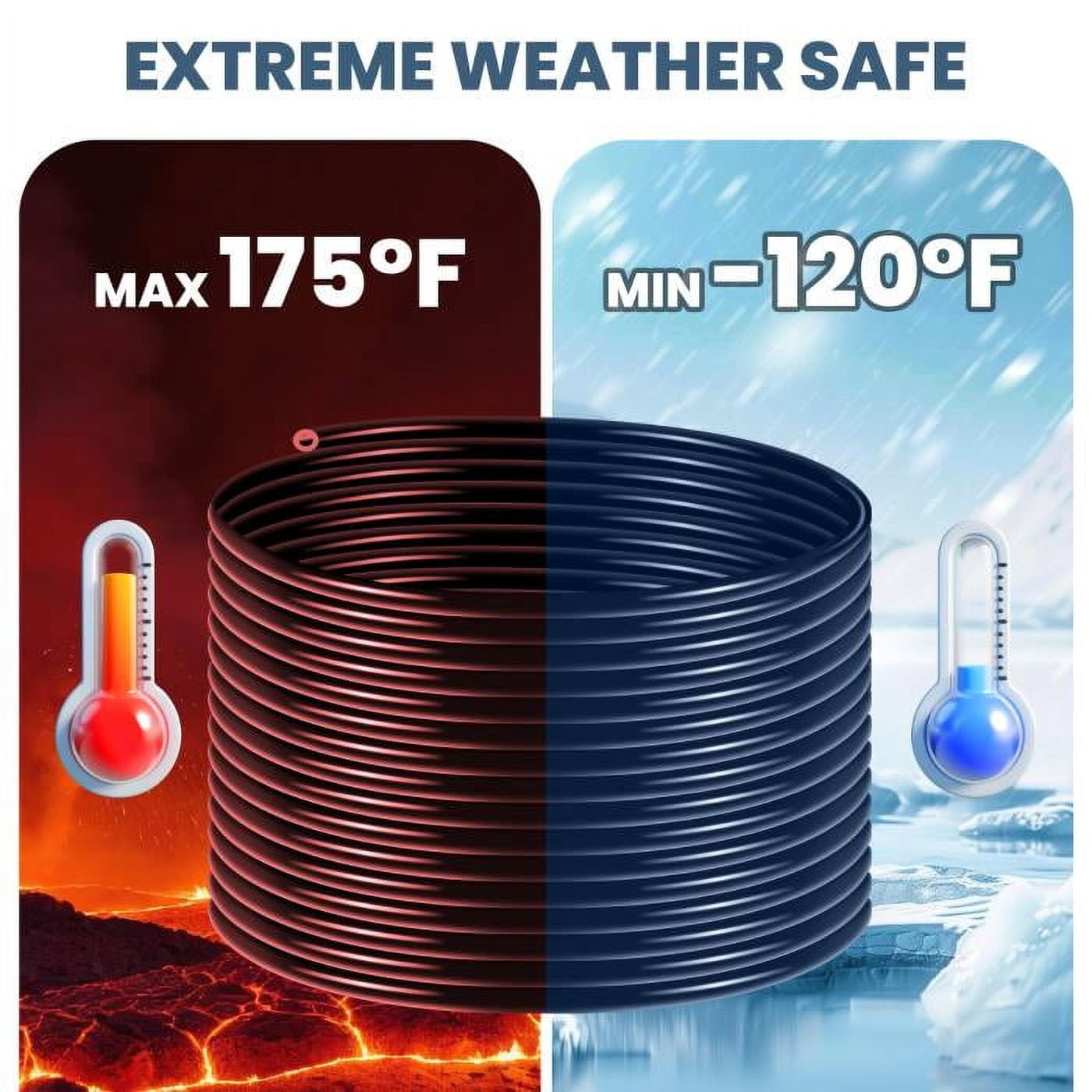 Premium 328 Foot 3/8" Aeration Hose - Weighted Design with 4 Copper Menders & Stainless Steel Clamps