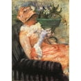 thumbnail image 2 of Cassatt, Mary 18x24 Black Modern Framed Museum Art Print Titled - The Cup Of Tea 1879, 2 of 4