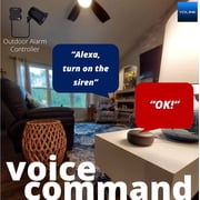 YoLink Hub and Outdoor Security Siren & Smart Alarm Controller Kit - Loud 110 dB, Wireless, Battery-Powered, 1/4 Mile Range, Android-iOS App, Alexa, Google, IFTTT, Home Assistant