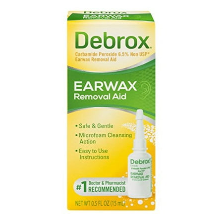 Debrox Drops Earwax Removal Aid drops,1/2 FL OZ (Best Over The Counter Ear Drops)