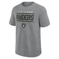 thumbnail image 2 of Men's Fanatics Heather Gray Las Vegas Raiders Big & Tall Top Notch T-Shirt, 2 of 3
